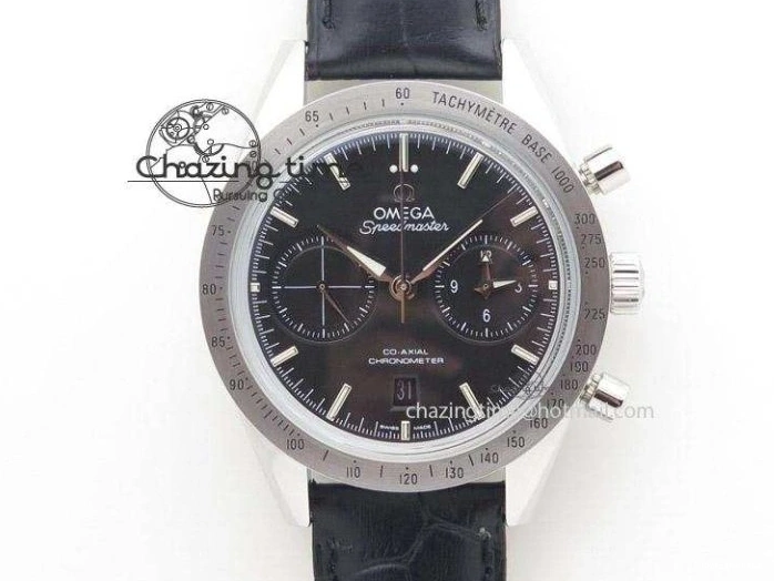 0106 Thermal Speedmaster ’57 Co-Axial SS RG OMF 1:1 Best Edition White Dial On SS RG Bracelet A9300 (Free Leather Strap) 8074